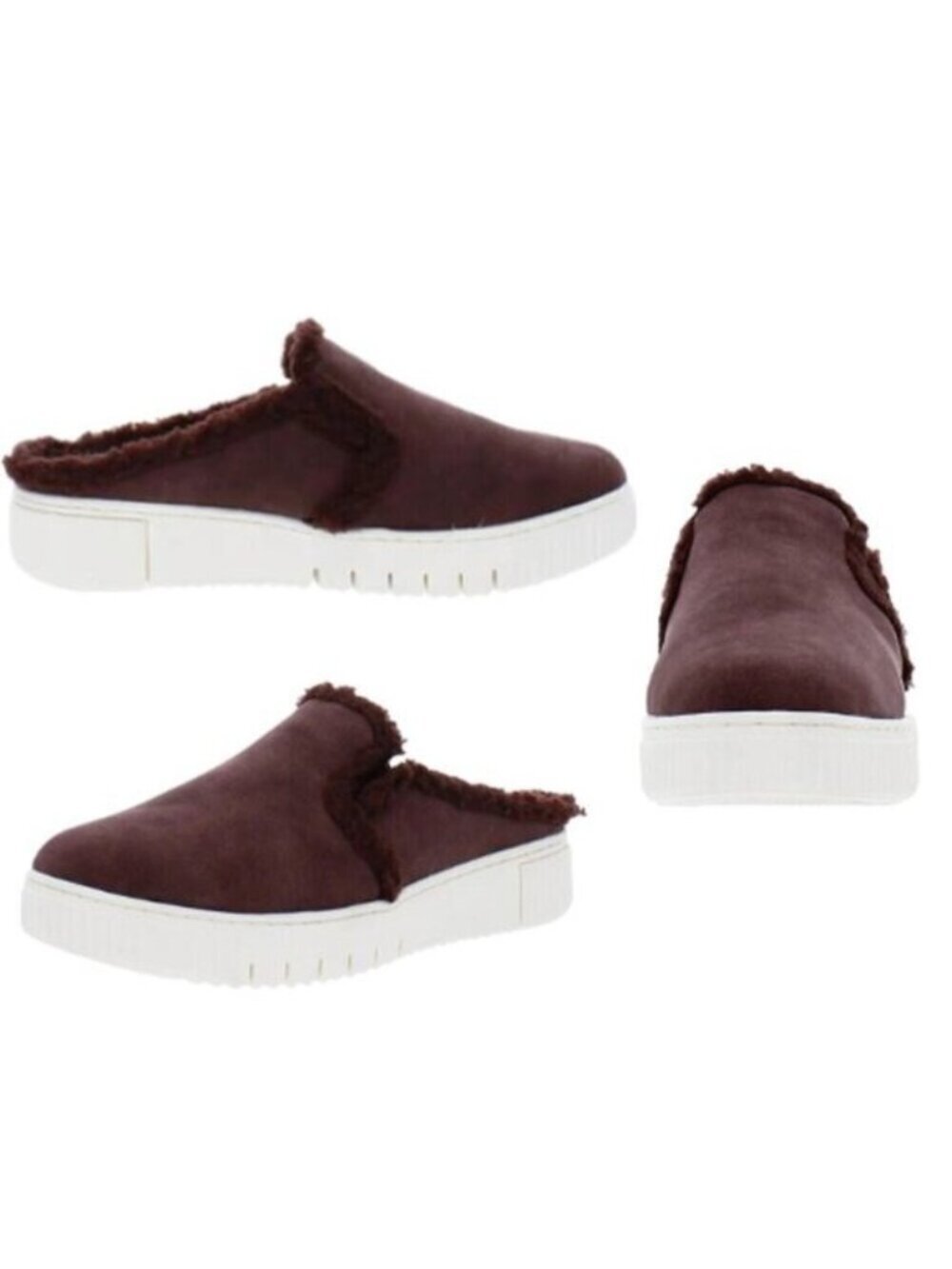 Naturalizer Soul Cozy  Slip On Mules Size 8 Wine Color